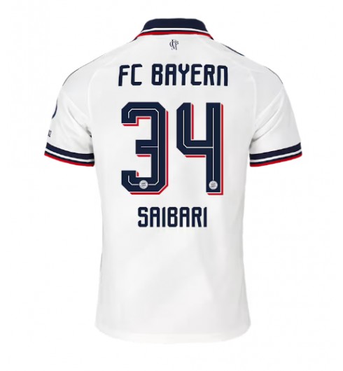 Bayern Munich Ismael Saibari #34 Venkovní Dres 2026-27 Krátký Rukáv Bayern Munich Ismael Saibari #34 Venkovní Dres 2026-27 Krátký Rukáv